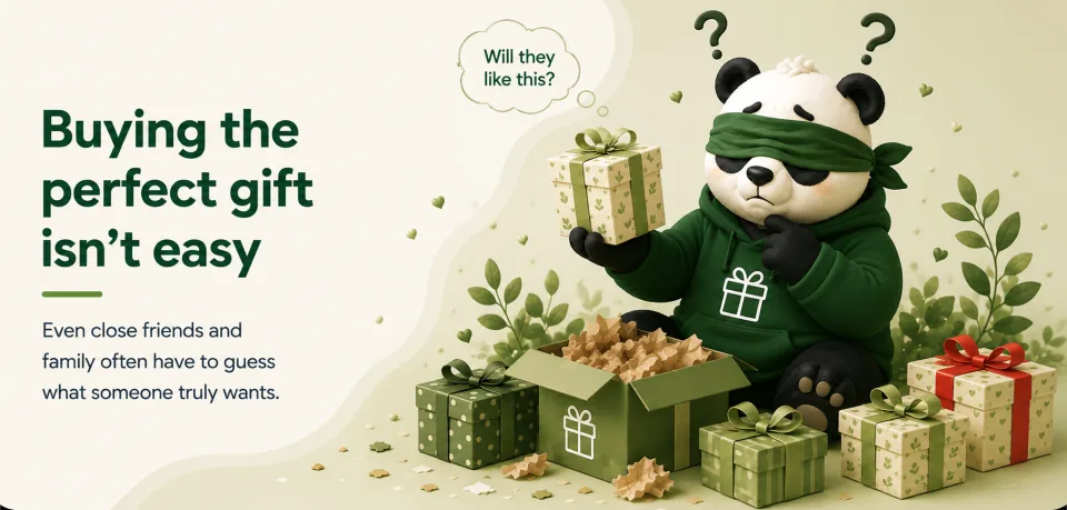 Buying the perfect gift isn't easy. Even close friends and family often have to guess what someone truly wants.